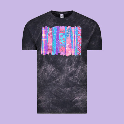 Pink Easter Brushstrokes Vintage Tee Designed By Bundleandbundleshop