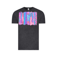 Vintage Black Pink Easter Brushstrokes Vintage Tee - BundleAndBundleShop