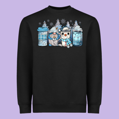 Winter Coffee Heavyweight Sweatshirt Designed By Jahusdesignshop