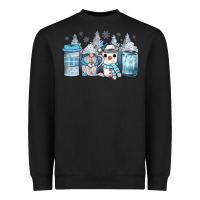 Black winter coffee Heavyweight Sweatshirt - JahusDesignShop