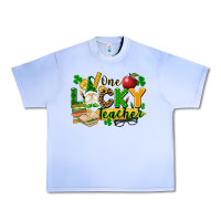 Grape Ice one lucky teacher Urban Heavy Tee - FaDigitalArtStudio