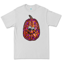 Dove Grey watercolor pumpkin leopard Premium Tee - RanaPortraitStore