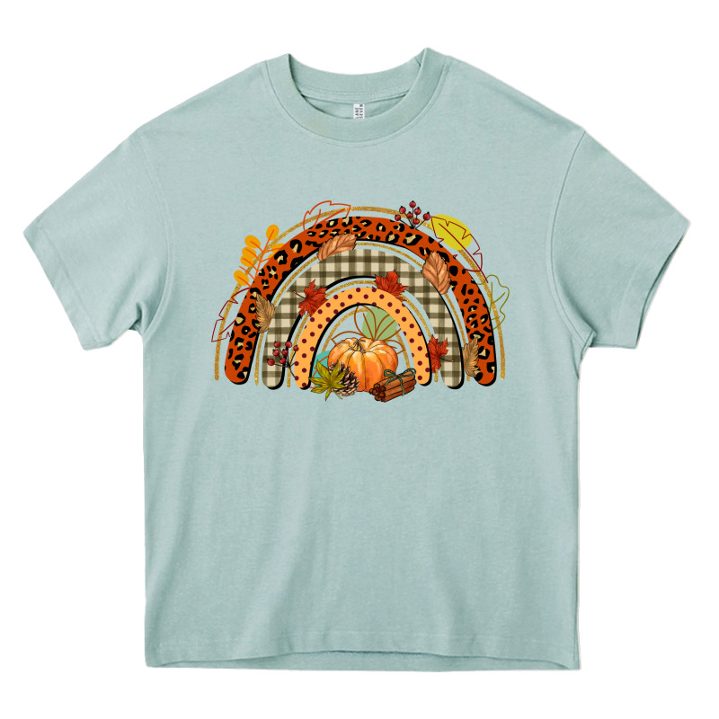 Fall Rainbow Heavy Core Tee by CowGirlArtShop | Teevron