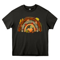 Asphalt fall rainbow Heavy Core Tee - CowGirlArtShop