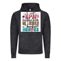 Vintage Black LPN because nurses need heroes Vintage Hoodie - LillyAllenDesigns