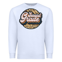 White second grade Premium Sweatshirt - JahusDesignShop