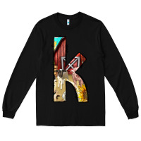 Black farm life alphabet lowercase letters k Long Sleeve Tee - BundleAndBundleShop
