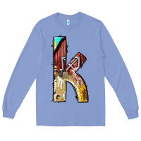 Colony Blue farm life alphabet lowercase letters k Long Sleeve Tee - BundleAndBundleShop