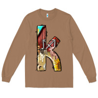 Toasted Coconut farm life alphabet lowercase letters k Long Sleeve Tee - BundleAndBundleShop