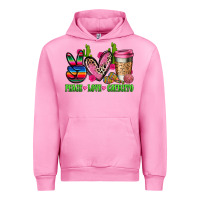 Fuchsia Pink But first cafecito y chismecito Urban Hoodie - RanaPortraitStore