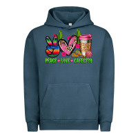 Pigment Midnight Navy But first cafecito y chismecito Urban Hoodie - RanaPortraitStore