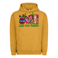 Pigment Peanut Butter But first cafecito y chismecito Urban Hoodie - RanaPortraitStore