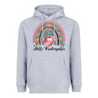 Heather Grey hello kindergarten Heavyweight Hoodie - JahusDesignShop