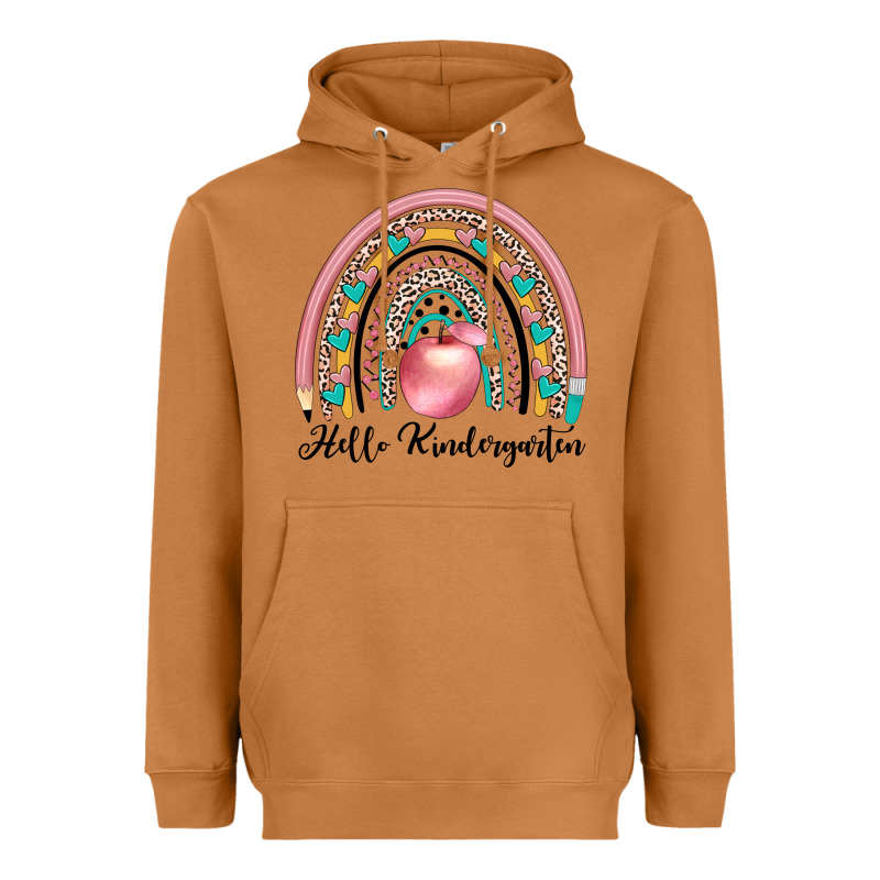 Hello Kindergarten Heavyweight Hoodie by JahusDesignShop | Teevron