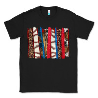 Black Baseball brushstroke Classic Tee - HowdyJamesFarm