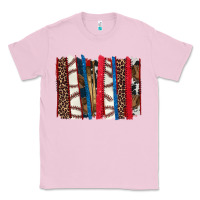 Bubblegum Pink Baseball brushstroke Classic Tee - HowdyJamesFarm