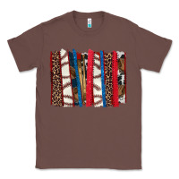 Chestnut Baseball brushstroke Classic Tee - HowdyJamesFarm