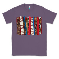 Lavender Baseball brushstroke Classic Tee - HowdyJamesFarm