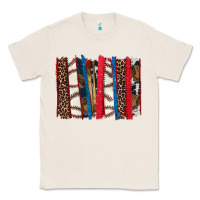 Natural Baseball brushstroke Classic Tee - HowdyJamesFarm