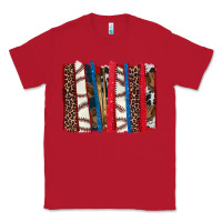 Red Baseball brushstroke Classic Tee - HowdyJamesFarm
