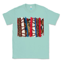 Seafoam Baseball brushstroke Classic Tee - HowdyJamesFarm