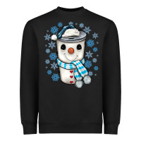 Black snowman coffee cup Heavyweight Sweatshirt - JahusDesignShop
