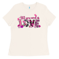 Bone All you need is love Valentine's Day Ladies Tee - FaDigitalArtStudio