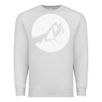 Dove Grey praying mantis Premium Sweatshirt - DesigneFamous