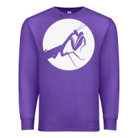 Purple praying mantis Premium Sweatshirt - DesigneFamous