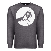 Charcoal Heather praying mantis Premium Sweatshirt - DesigneFamous