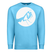 Ocean Blue praying mantis Premium Sweatshirt - DesigneFamous