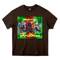 Merry Christmas Gnomies Heavy Core Tee | Teevron