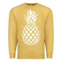 Antique Gold pineapple sunset Premium Sweatshirt - DesigneFamous