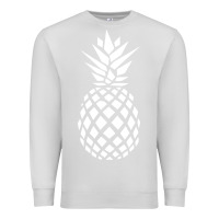 Dove Grey pineapple sunset Premium Sweatshirt - DesigneFamous