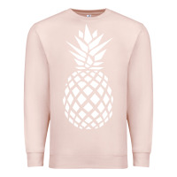 Pale Pink pineapple sunset Premium Sweatshirt - DesigneFamous