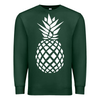 Sports Green pineapple sunset Premium Sweatshirt - DesigneFamous