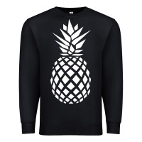 Black pineapple sunset Premium Sweatshirt - DesigneFamous