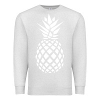 Oatmeal Heather pineapple sunset Premium Sweatshirt - DesigneFamous