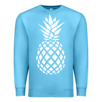 Ocean Blue pineapple sunset Premium Sweatshirt - DesigneFamous