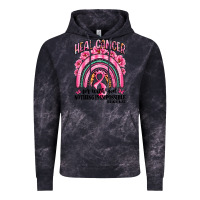 Cloud Black heal cancer rainbow Vintage Hoodie - LillyAllenDesigns