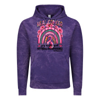 Cloud Purple heal cancer rainbow Vintage Hoodie - LillyAllenDesigns
