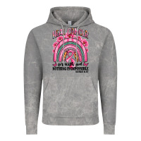 Cloud Rock heal cancer rainbow Vintage Hoodie - LillyAllenDesigns