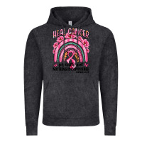 Vintage Black heal cancer rainbow Vintage Hoodie - LillyAllenDesigns