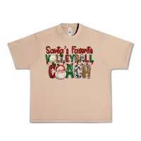 Burro Santa's Favorite Volleyball Coach For Christmas Urban Heavy Tee - FaDigitalArtStudio