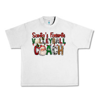 Lunar Rock Santa's Favorite Volleyball Coach For Christmas Urban Heavy Tee - FaDigitalArtStudio