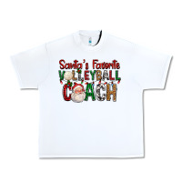 Santa's Favorite Volleyball Coach For Christmas Urban Heavy Tee | Teevron