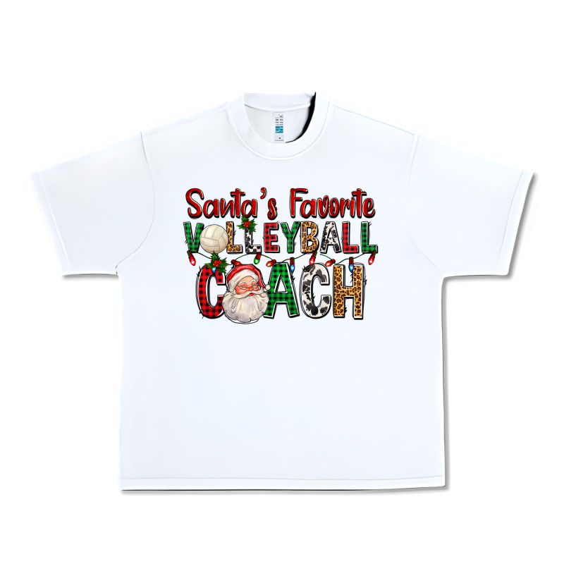 Santa's Favorite Volleyball Coach For Christmas Urban Heavy Tee by FaDigitalArtStudio | Teevron
