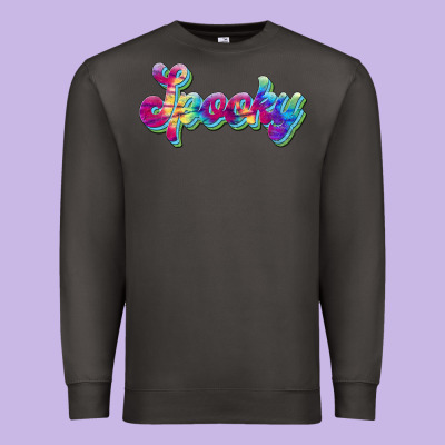 Spooky Premium Sweatshirt Designed By Jahusdesignshop