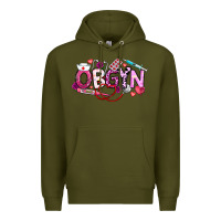 Army Green Valentine OBGYN Premium Hoodie - CowhideDigitalArt