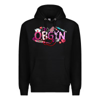 Black Valentine OBGYN Premium Hoodie - CowhideDigitalArt